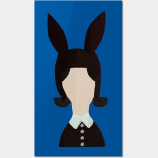 Belcher Art: Black Bunny Hat Posters and Art